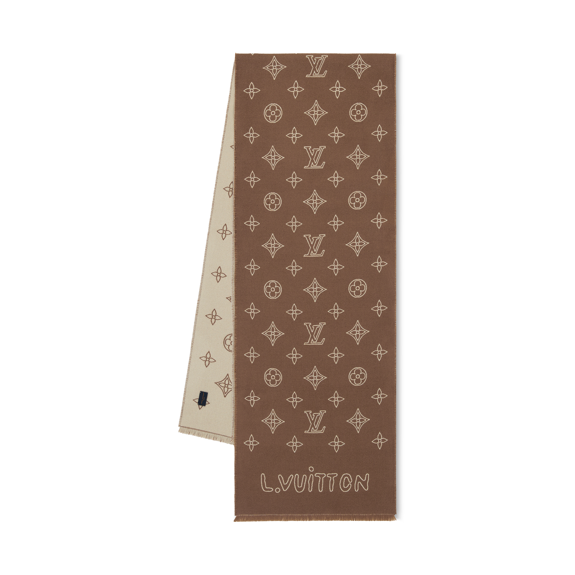 Monogram Blast Scarf - Luxury S00 Brown | LOUIS VUITTON